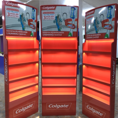 Colgate  -  teşhir stant uygulaması