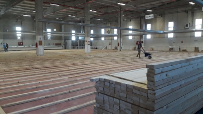 Malkara Fabrika - Plywood Yer Zemin Uygulaması